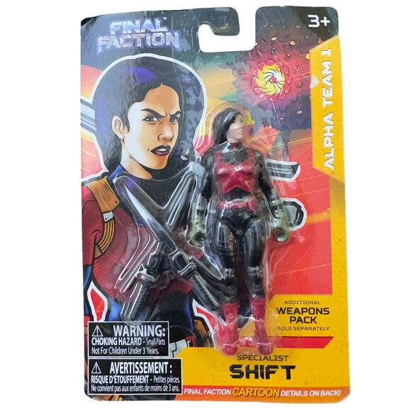 Final Faction Alpha Team‎ 1 Specialist Shift Action Figure - Picture 1 of 4